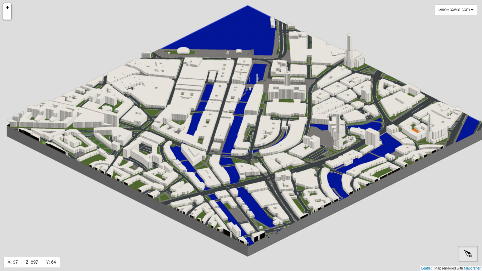 Hamburg in Minecraft Hamburg in Minecraft